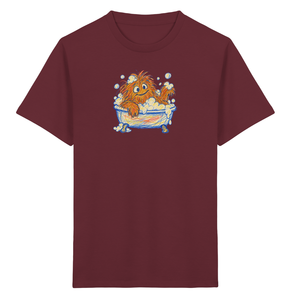 Badewannenzottel im Schaumbad - Kinder Bio T-Shirt