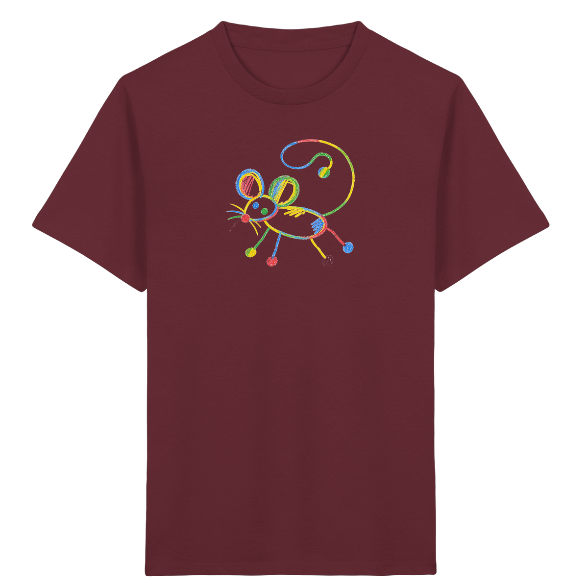 Farbpunkt Maus Kinder Shirt - Kinder Bio T-Shirt