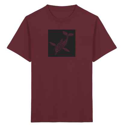 Delfin von oben - Kinder Bio T-Shirt