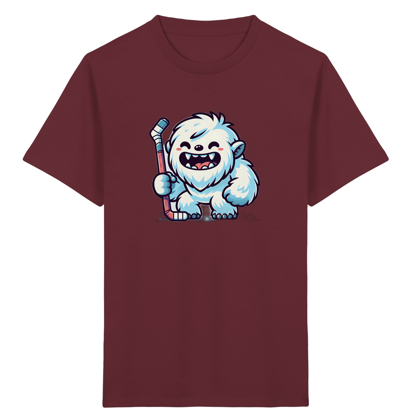 Yeti Eishockey: Fröhliches Kinder T-Shirt