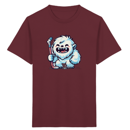 Yeti Eishockey: Fröhliches Kinder T-Shirt