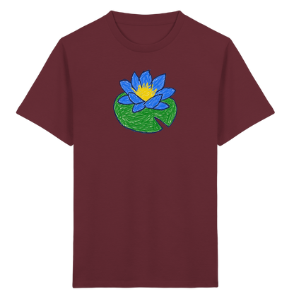 Kritzel Wasserlilie Kinder Shirt - Kinder Bio T-Shirt