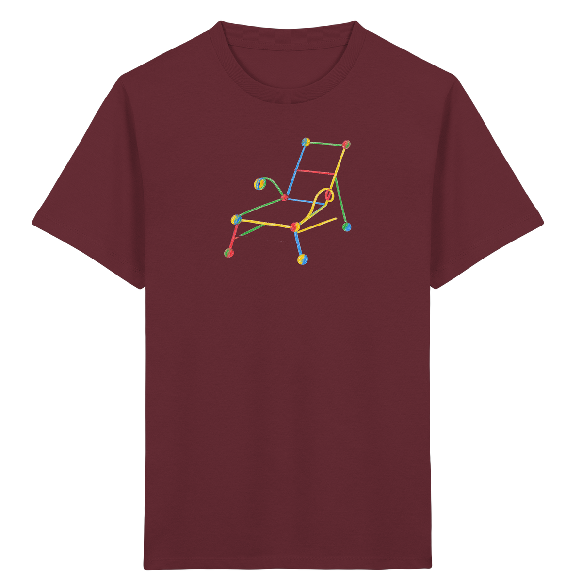 Bunte Liege mit Farbpunkten - Kinder Bio T-Shirt