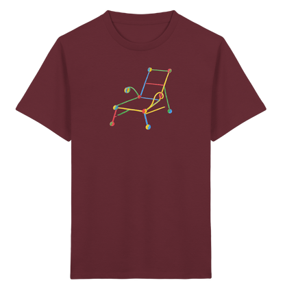 Bunte Liege mit Farbpunkten - Kinder Bio T-Shirt