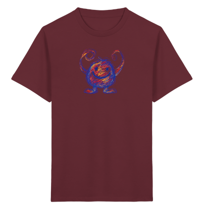 Nudelarme Kritzelmonster Shirt - Kinder Bio T-Shirt Vorderseite