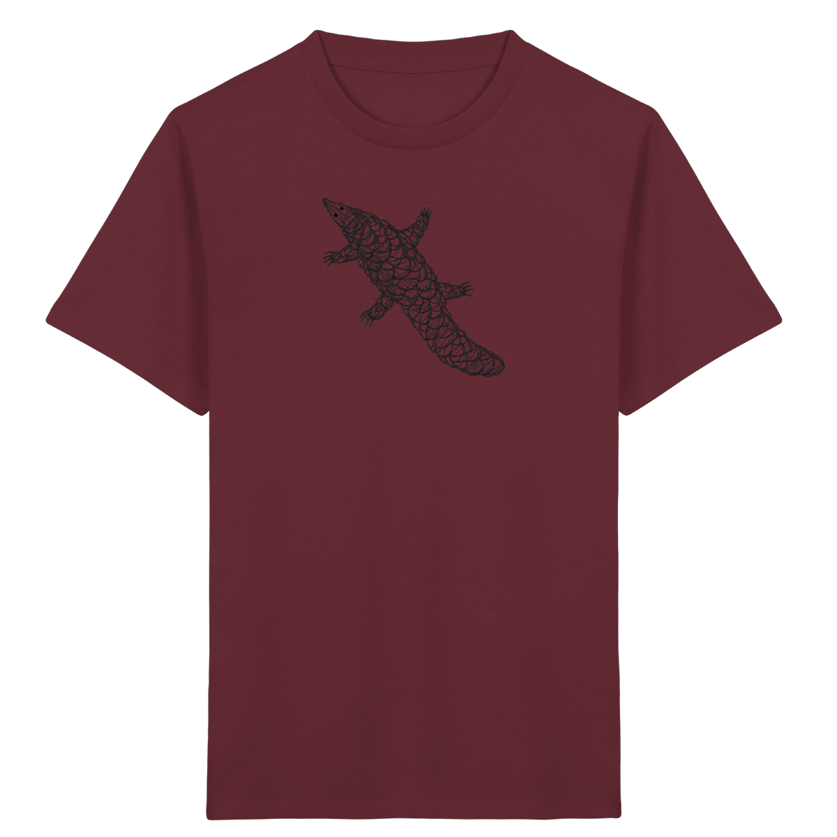 Schuppentier von oben - Kinder Bio T-Shirt
