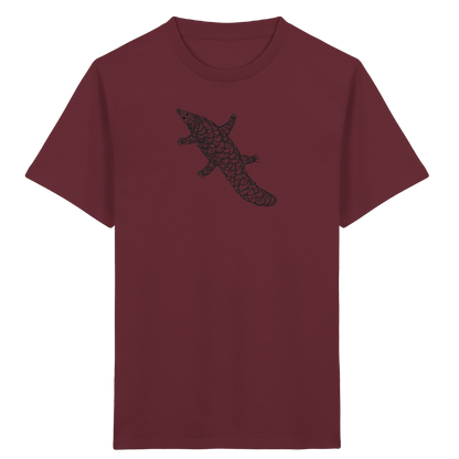 Schuppentier von oben - Kinder Bio T-Shirt