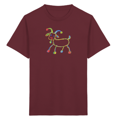 Freche Farbpunkt Ziege - Kinder Bio T-Shirt