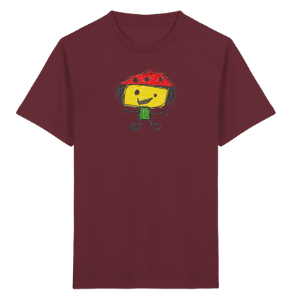 Kritzelkopf mit Tupfenhut - Kinder Bio T-Shirt