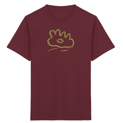 Grüne Wackelwolke Kinder T-Shirt - Kinder Bio T-Shirt Vorderseite
