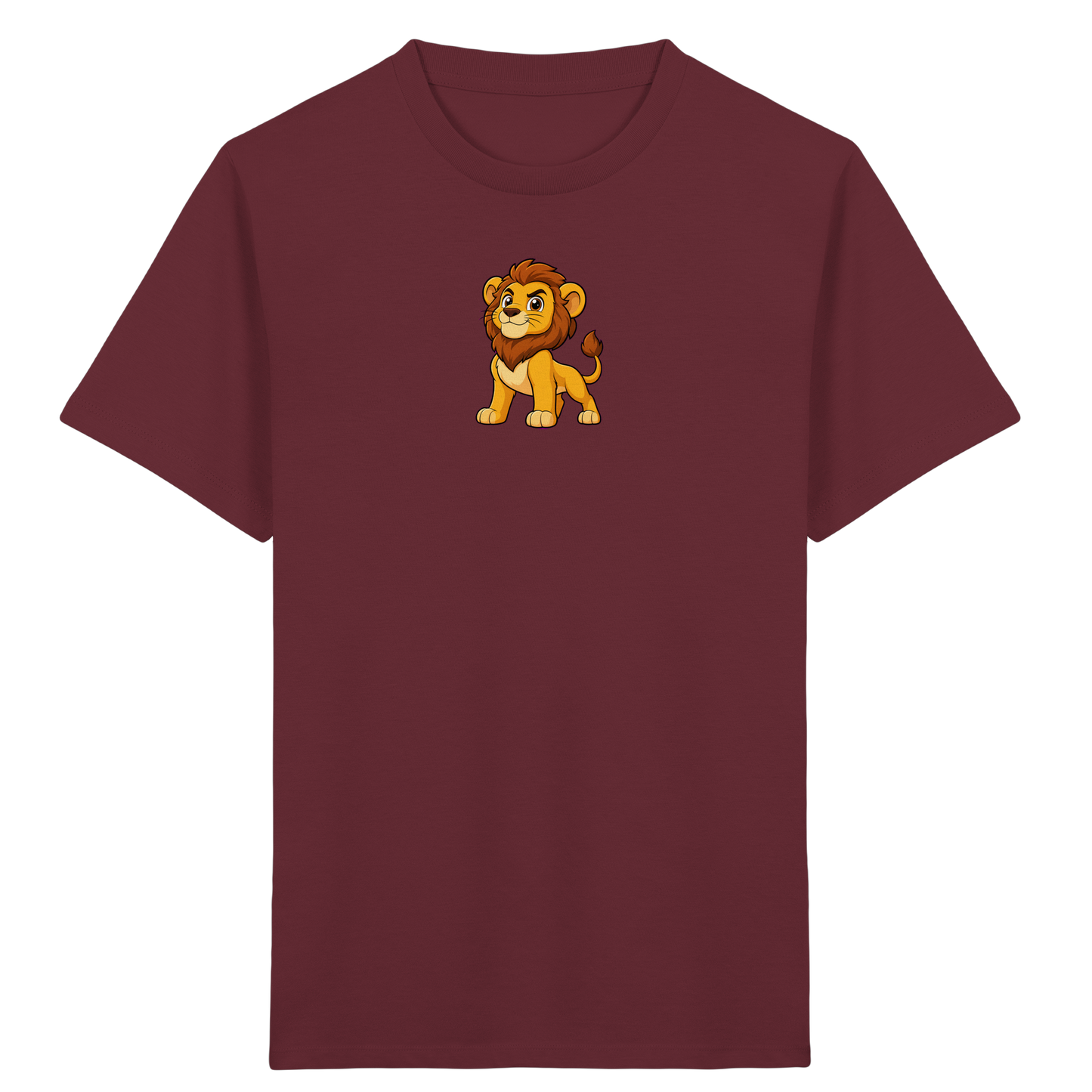 Frecher Löwe: Dein neues Lieblings-Shirt! - Kinder Bio T-Shirt Vorderseite