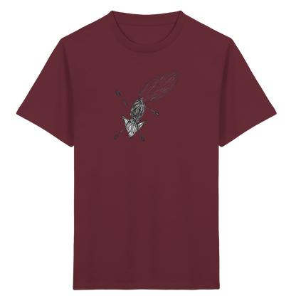 Fuchs von oben gezeichnet - Kinder Bio T-Shirt