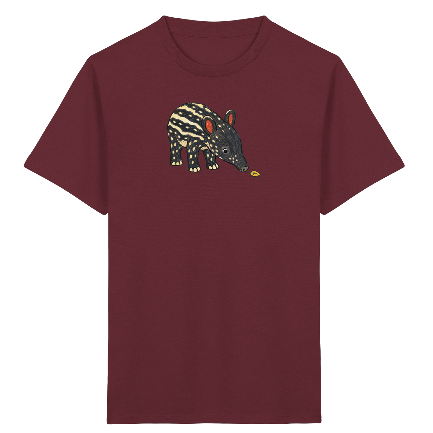 Niedliches Tapir T-Shirt fuer Kinder - Kinder Bio T-Shirt Vorderseite
