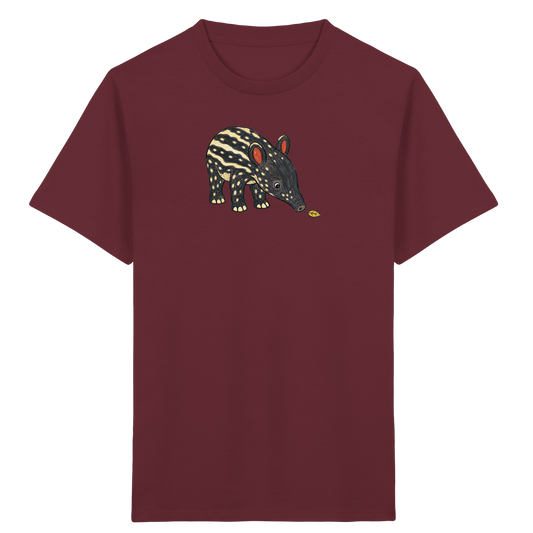 Niedliches Tapir T-Shirt fuer Kinder - Kinder Bio T-Shirt Vorderseite