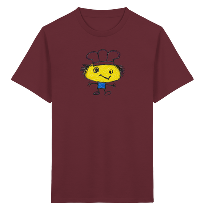 Kritzelkopf mit Kochmütze - Kinder Bio T-Shirt