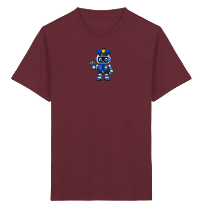 Pixel Roboter Polizei: Winkendes Kinder-T-Shirt - Kinder T-Shirt