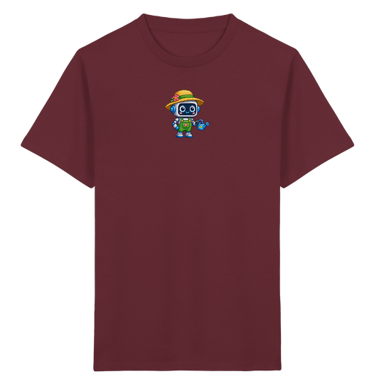 Pixel Roboter T-Shirt: Freundlicher Look - Kinder T-Shirt