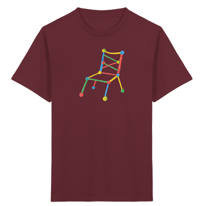 Bunter Kritzelstuhl für Kinder - Kinder Bio T-Shirt