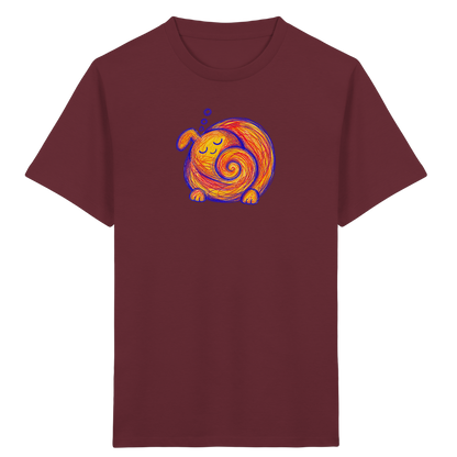 Schnarchkringel Monster Kinder Shirt - Kinder Bio T-Shirt Vorderseite