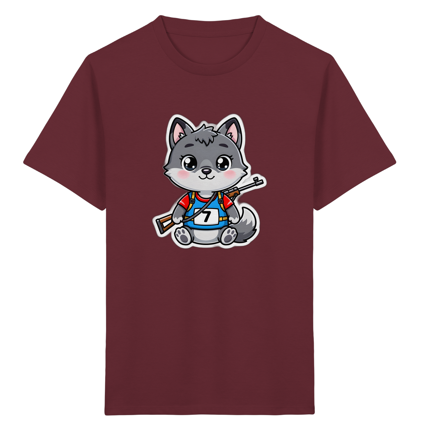 Wolf im Trikot: Cooles Kinder T-Shirt