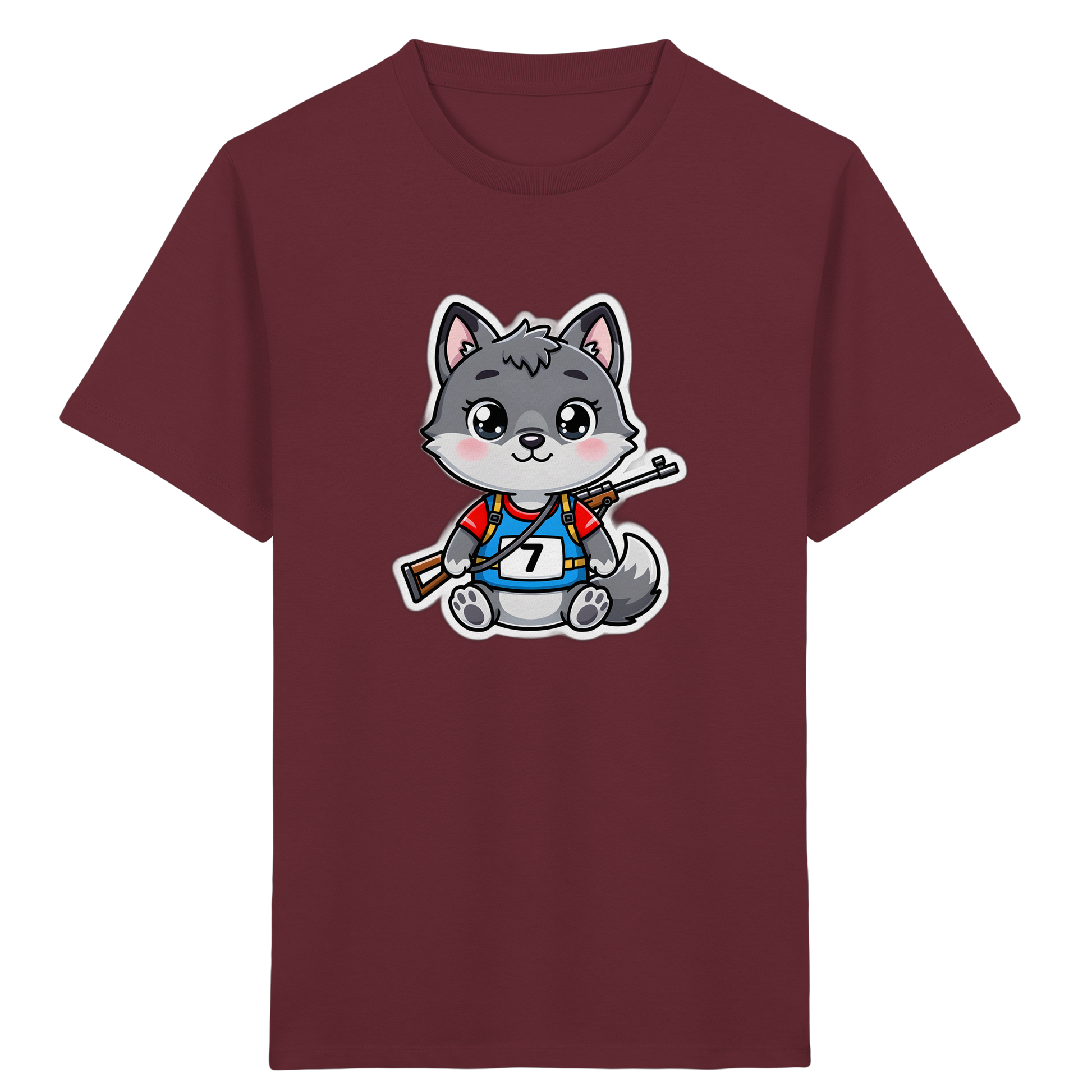 Wolf im Trikot: Cooles Kinder T-Shirt