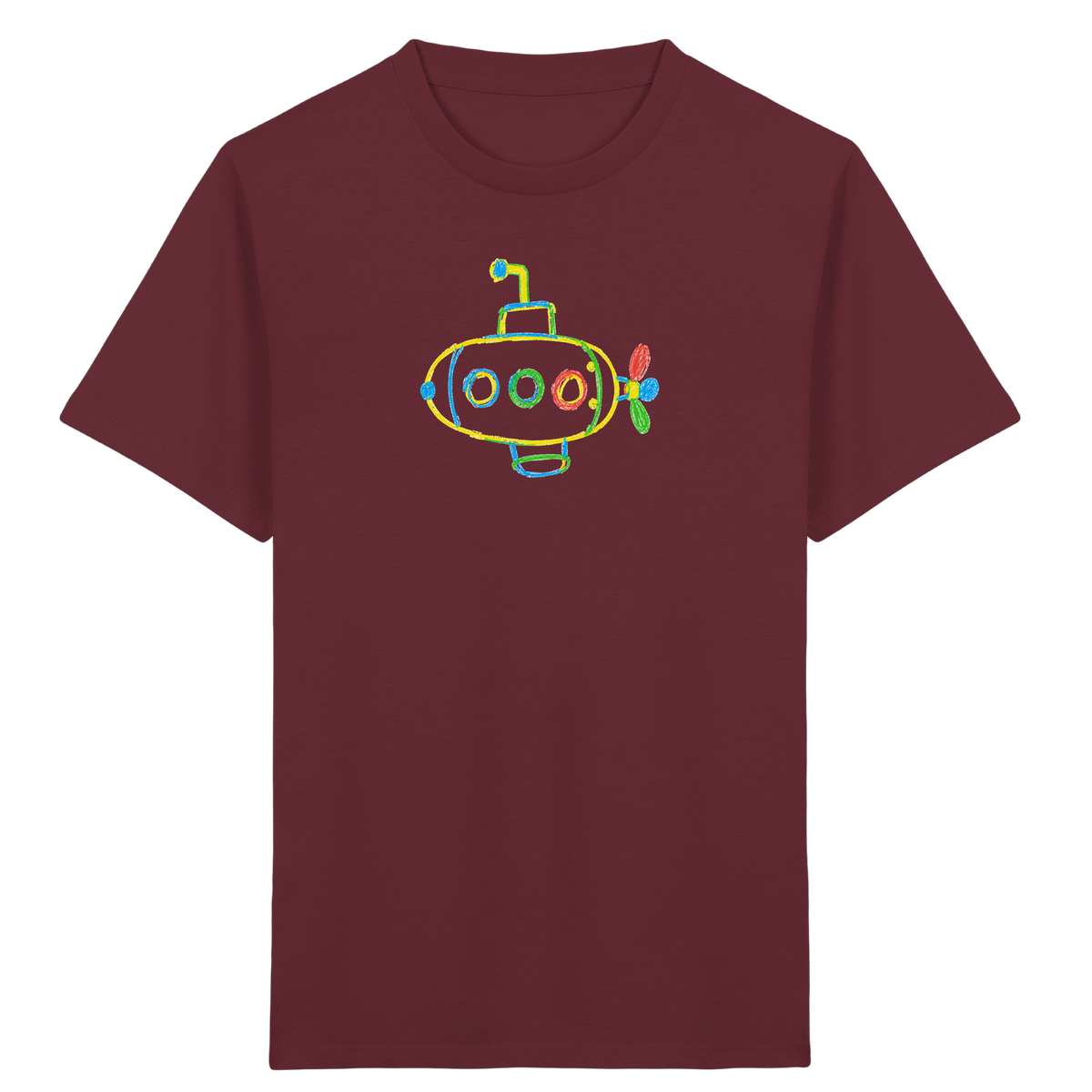 Farbpunkt U-Boot Abenteuer - Kinder Bio T-Shirt