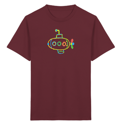 Farbpunkt U-Boot Abenteuer - Kinder Bio T-Shirt