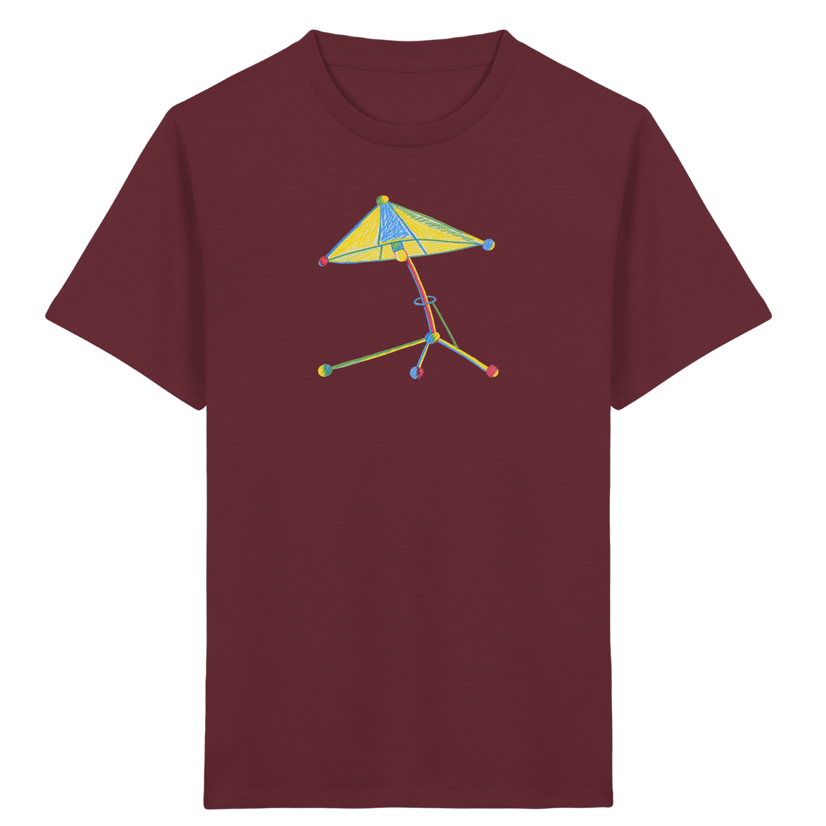 Bunte Farbpunkt Lampe - Kinder Bio T-Shirt