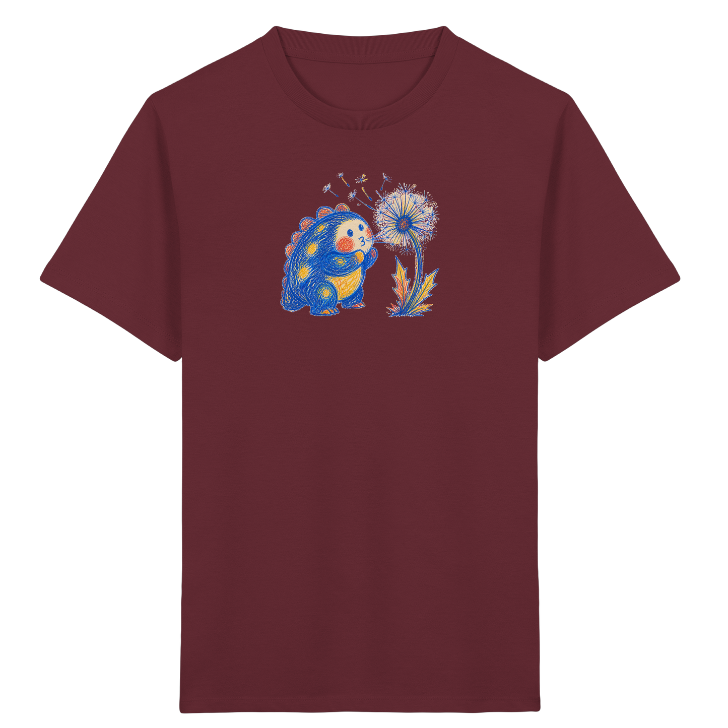 Pusteblümchen Monster Kinder Shirt - Kinder Bio T-Shirt Vorderseite