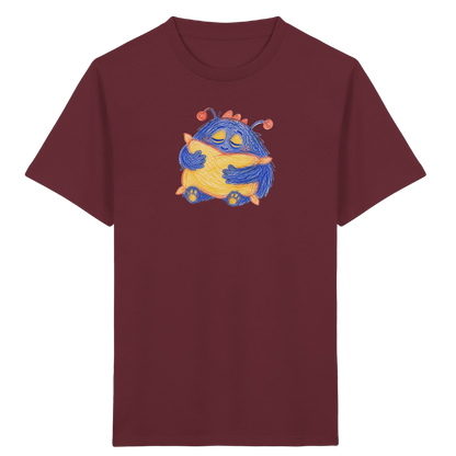 Kissenkuschler Monster Kinder T-Shirt - Kinder Bio T-Shirt Vorderseite