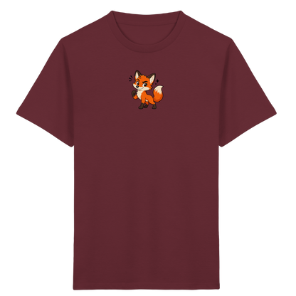 Flinker Fuchs: Starke Kinder-T-Shirt - Kinder Bio T-Shirt Vorderseite