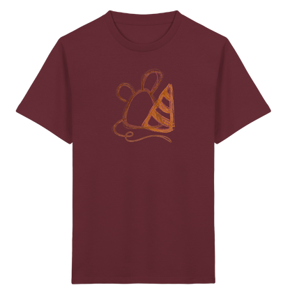 Krakelmaus mit großer Schultüte - Kinder Bio T-Shirt Vorderseite