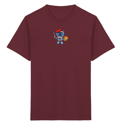 Pixel Roboter Künstler T-Shirt für Kinder - Kinder T-Shirt