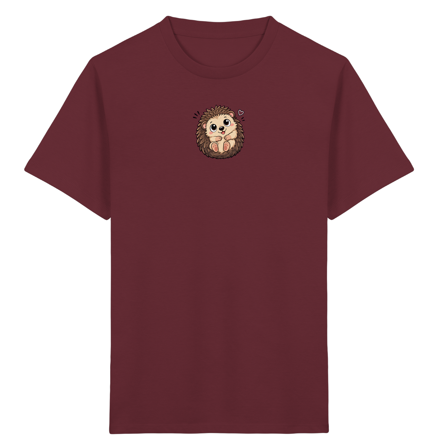 Niedlicher Igel: Fröhliches Kinder T-Shirt - Kinder Bio T-Shirt Vorderseite