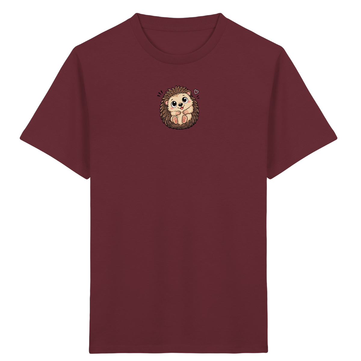 Niedlicher Igel: Fröhliches Kinder T-Shirt - Kinder Bio T-Shirt Vorderseite