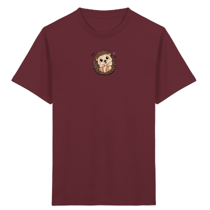 Niedlicher Igel: Fröhliches Kinder T-Shirt - Kinder Bio T-Shirt Vorderseite