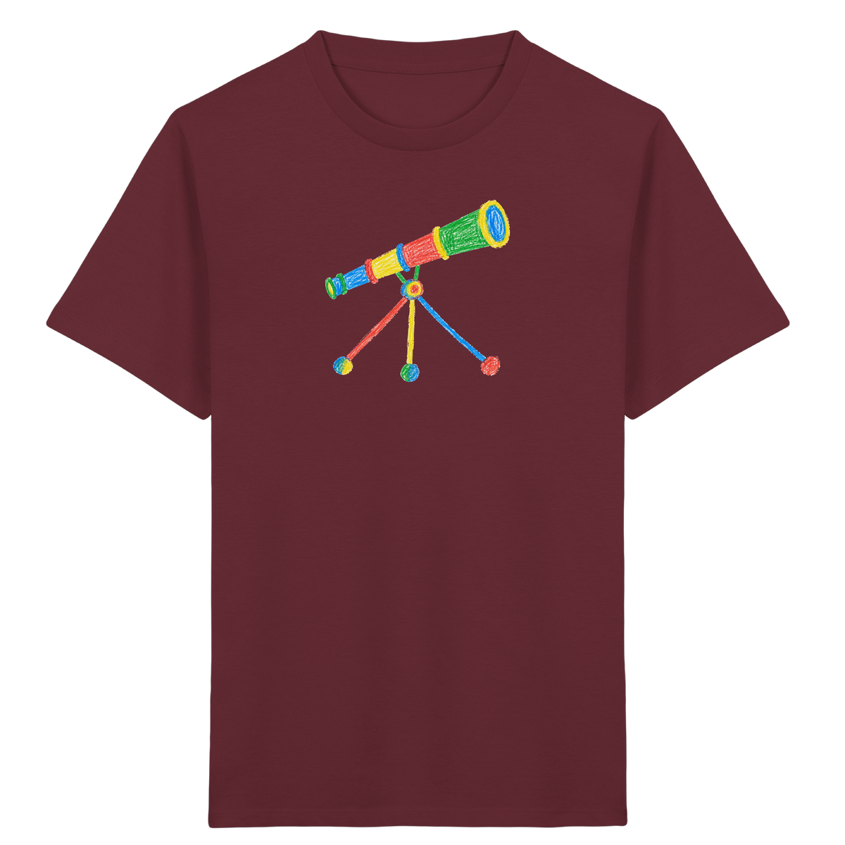 Farbpunkt Teleskop für Kinder - Kinder Bio T-Shirt