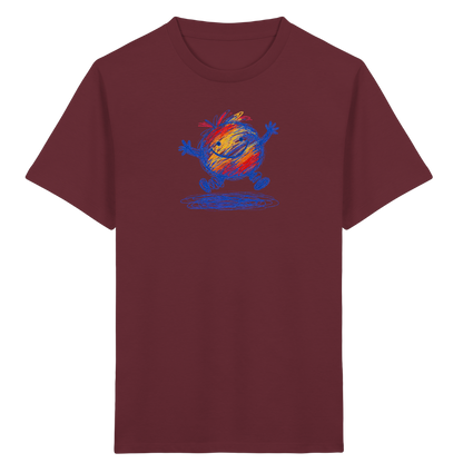 Pfützenhüpfer Kritzelmonster Kinder Shirt - Kinder Bio T-Shirt Vorderseite