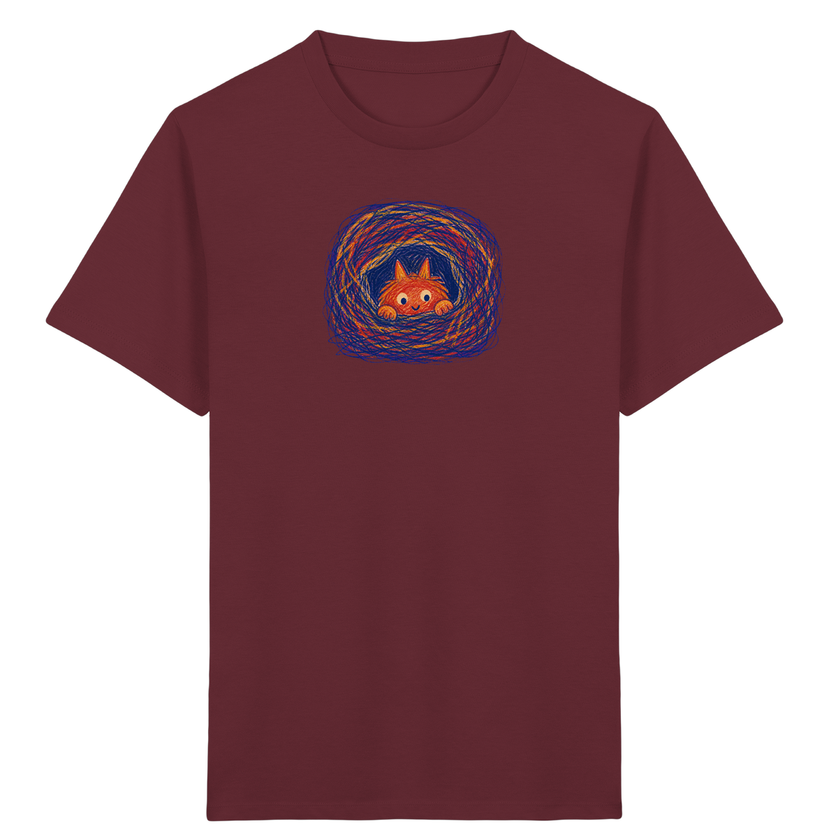 Kuschelhöhle Monster Kinder Shirt - Kinder Bio T-Shirt Vorderseite