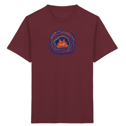 Kuschelhöhle Monster Kinder Shirt - Kinder Bio T-Shirt Vorderseite