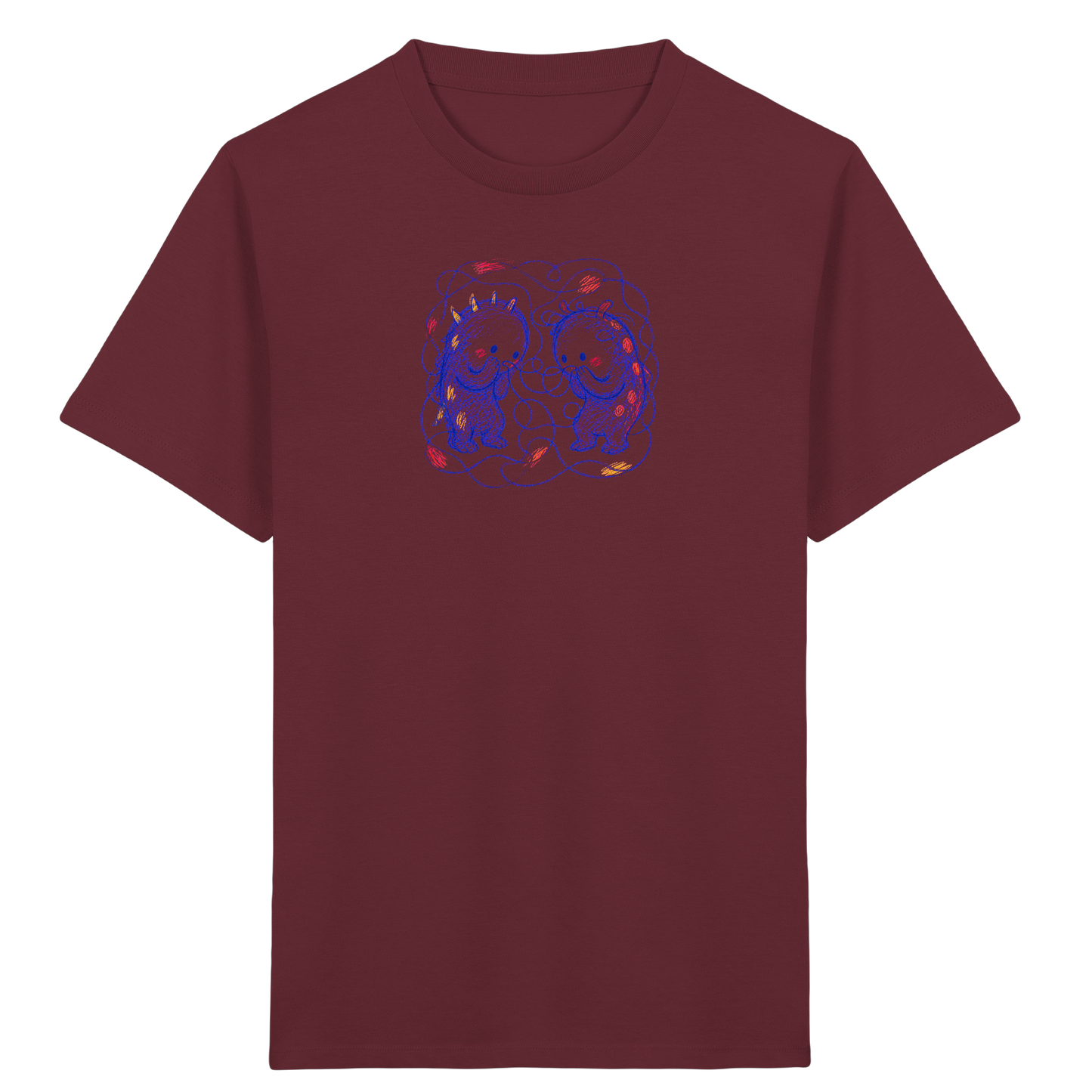 Leiseflüsterer Monster Kinder Shirt - Kinder Bio T-Shirt Vorderseite