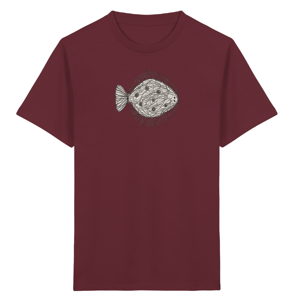 Flunder von oben - Kinder Bio T-Shirt