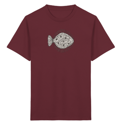 Flunder von oben - Kinder Bio T-Shirt