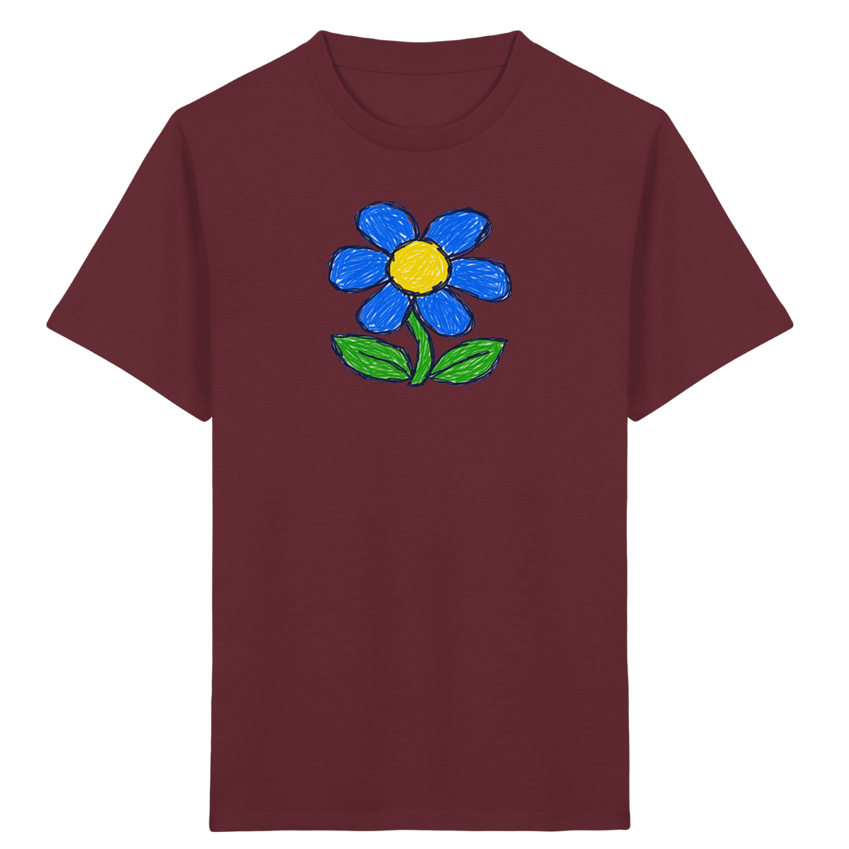 Kritzel Gänseblümchen für Kinder - Kinder Bio T-Shirt
