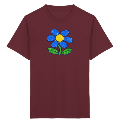 Kritzel Gänseblümchen für Kinder - Kinder Bio T-Shirt
