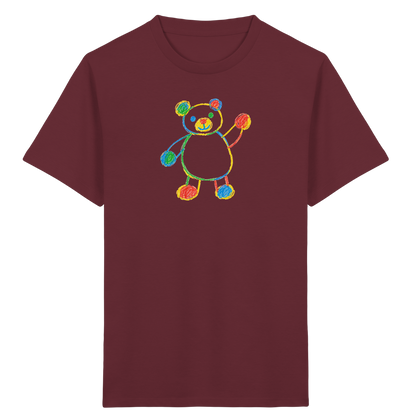 Farbpunkt-Bär für Kinder - Kinder Bio T-Shirt
