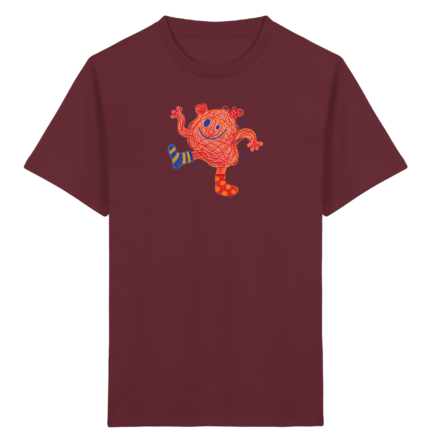 Tanzsocke Monster Kinder T-Shirt - Kinder Bio T-Shirt Vorderseite