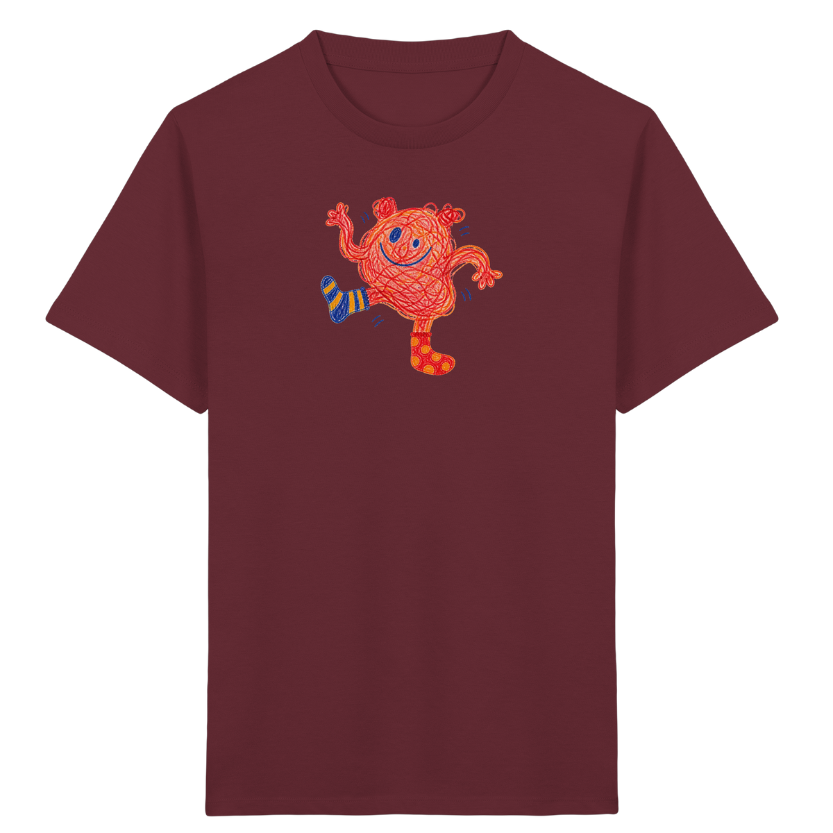 Tanzsocke Monster Kinder T-Shirt - Kinder Bio T-Shirt Vorderseite