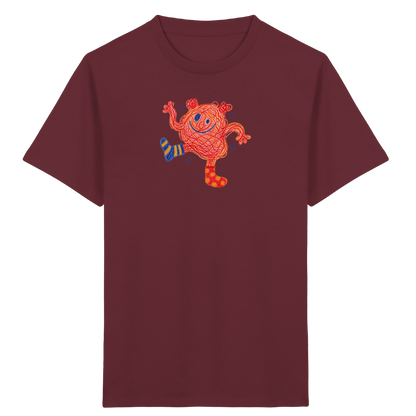 Tanzsocke Monster Kinder T-Shirt - Kinder Bio T-Shirt Vorderseite