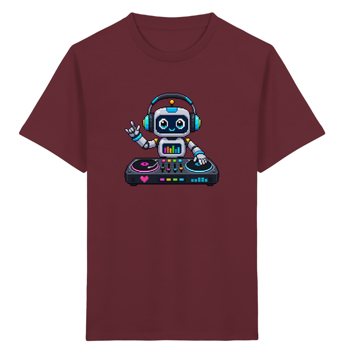 Pixel Roboter DJ: Buntes Kinder T-Shirt - Kinder T-Shirt